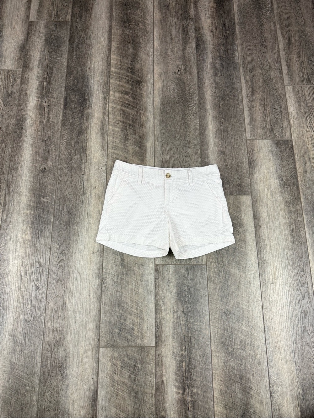 Lilly Pulitzer White Callahan Shorts